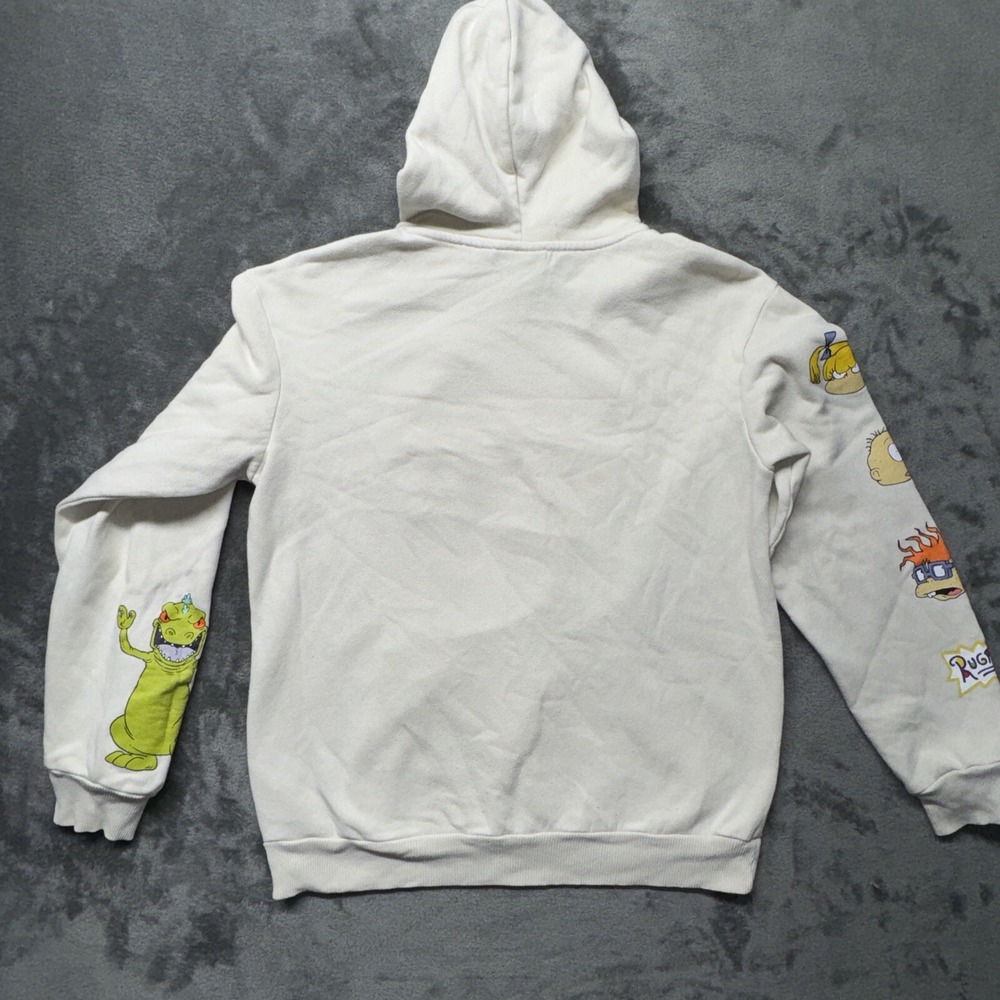 Nickelodeon Rugrats Mens Hoodie‎ Small Beige Sweatshirt Pullover Sweater - Picture 15 of 15